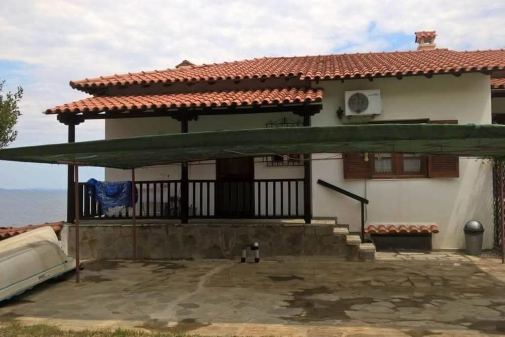 Sangue Blu Beachfront Villa Apartment Агиос Николаос Екстериор снимка
