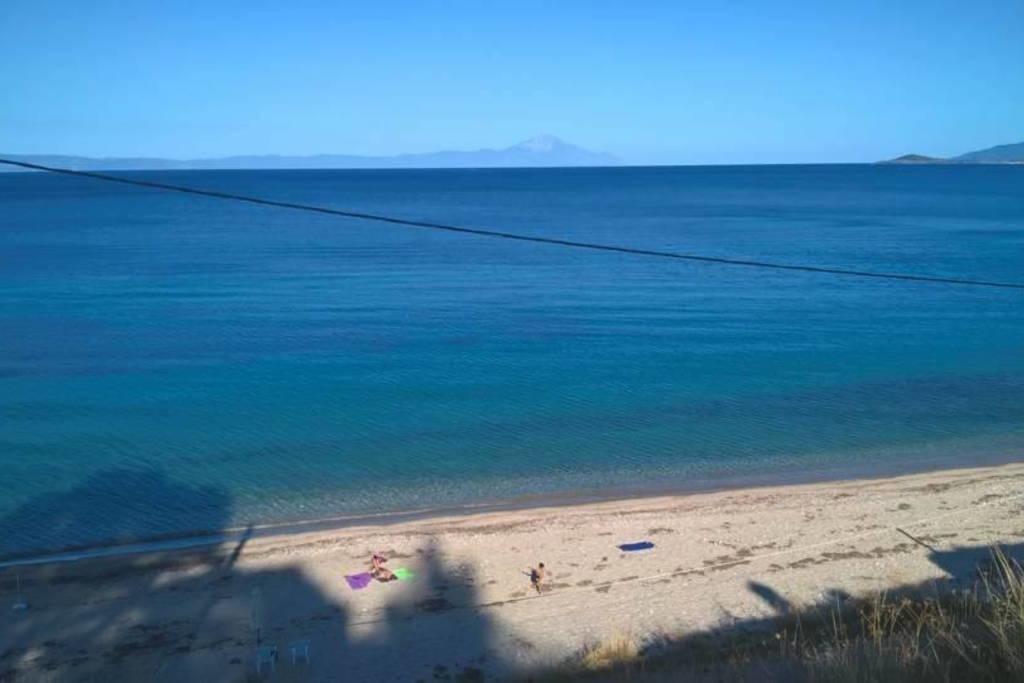 Sangue Blu Beachfront Villa Apartment Агиос Николаос Екстериор снимка