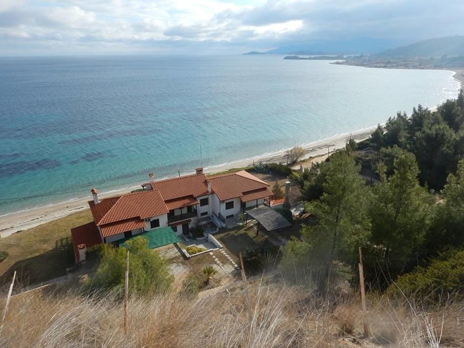 Sangue Blu Beachfront Villa Apartment Агиос Николаос Екстериор снимка